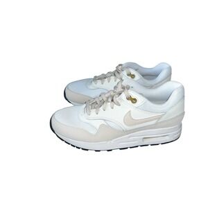 Nike Air Max 1 (GS) Grade School 6.5Y DZ3307 103 White Lt Orewood Bronzine